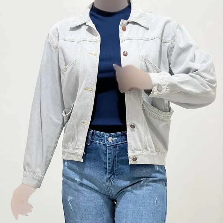 کت جین زنانه وارداتی مدل 1292