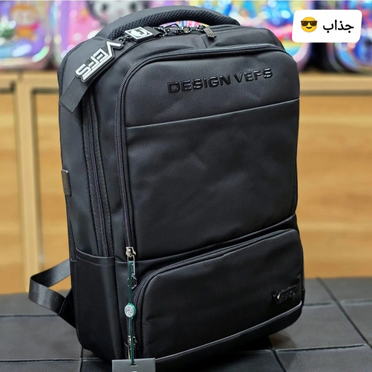 کوله پشتی لپتاپی قفل دار مناسب روزمره اداری دانشجویی دبیرستانی ارتفاع 44 سانتی متر