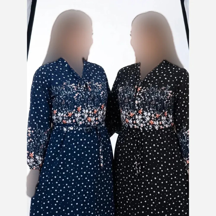 ساحلی زنانه طرح شکوفه جنس فلور بوگاتی فری سایز خنک تابستانه