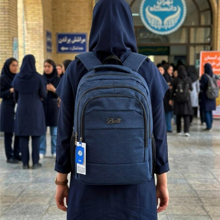 کوله پشتی ضدآب اسپرت مناسب دانشجویی و روزمره با پورت USB و جاکلپتپی