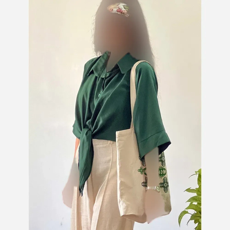 شومیز نخی گره ای خنک و تابستانه