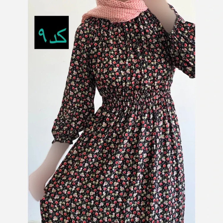 ساحلی نخی طرح دار خنک و تابستانه فری سایز