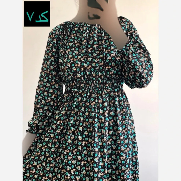ساحلی نخی طرح دار خنک و تابستانه فری سایز