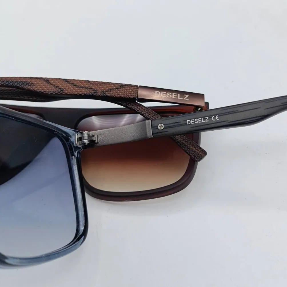 عینک آفتابی مردانه دیزل DESELZ آیتم 2307 استاندارد UV400 مناسب صورت متوسط و بزرگ
