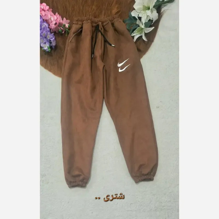 شلوار اسلش سوییت هانا جنس سوییت مخملی کشی سایز 36 تا 50