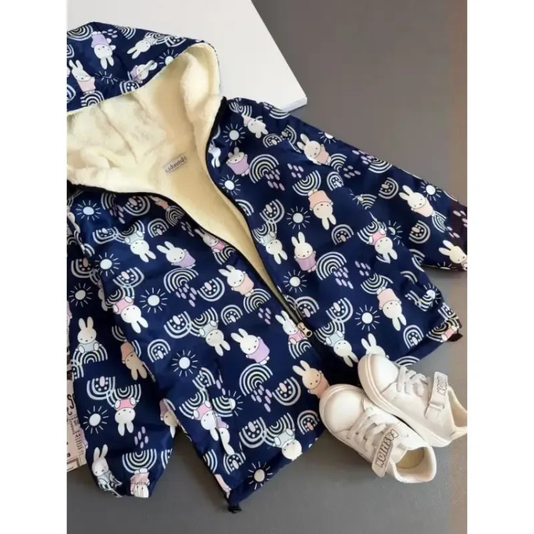سویشرت بچه گانه داخل خز رویه مموری ضد آب سایز 2 تا 9 سال