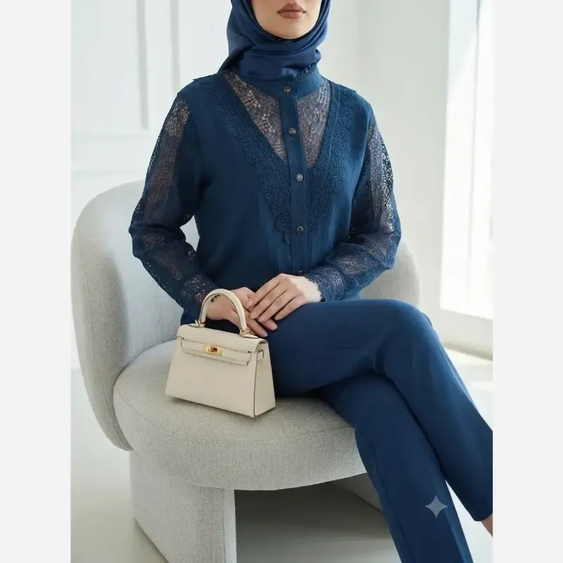 شومیز زنانه مدل آی تک جنس پارچه توکی سایز 36 تا 56
